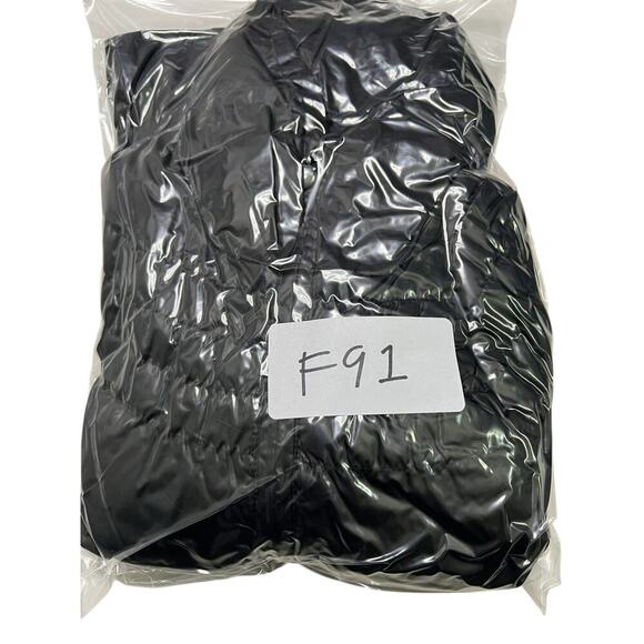 Vintage Y2K GUESS Down Filled Puffer Black Jacket - size L - Picture 9 of 9